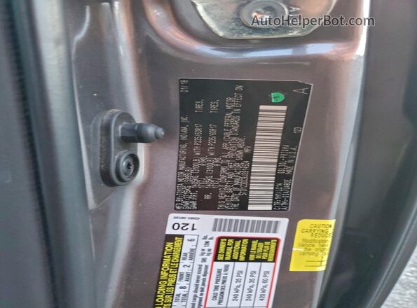 5TDYZ3DC9JS914504 2018 TOYOTA SIENNA Серый 