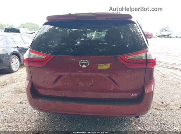 5TDYZ3DC9JS939404 2018 TOYOTA SIENNA Burgundy 