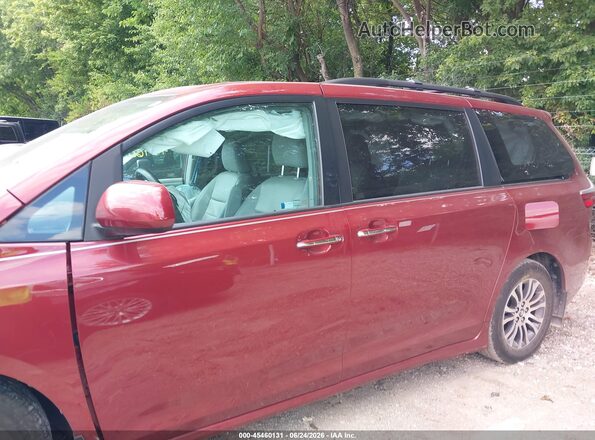 5TDYZ3DC9JS939404 2018 TOYOTA SIENNA Burgundy 