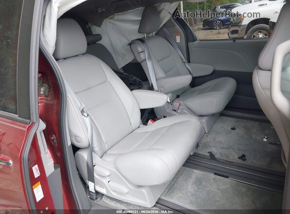 5TDYZ3DC9JS939404 2018 TOYOTA SIENNA Burgundy Вид наклейки з VIN-кодом