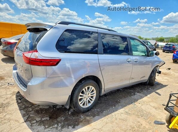 5TDYZ3DCXHS778927 2017 TOYOTA SIENNA Silver უკანა მარჯვენა