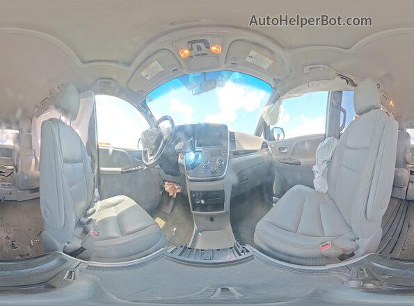 5TDYZ3DCXHS778927 2017 TOYOTA SIENNA Silver VIN კოდის სტიკერის ხედი