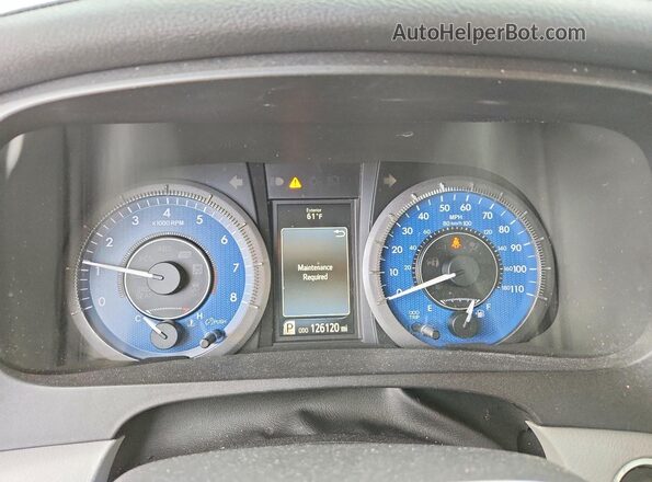 5TDYZ3DCXHS833151 2017 TOYOTA SIENNA Синий Вид щитка приборов