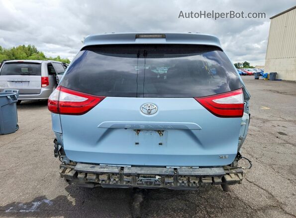 5TDYZ3DCXHS833151 2017 TOYOTA SIENNA Синий Вид сзади