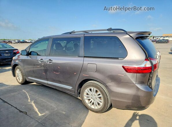 5TDYZ3DCXHS838611 2017 TOYOTA SIENNA Gray Trasero izquierdo