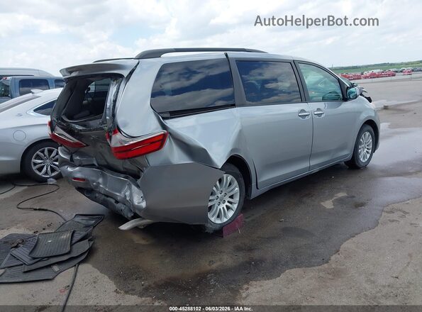 5TDYZ3DCXHS854792 2017 TOYOTA SIENNA Silver უკანა მარჯვენა