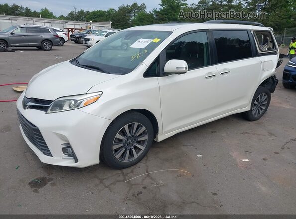 5TDYZ3DCXJS943557 2018 TOYOTA SIENNA White Przód lewy