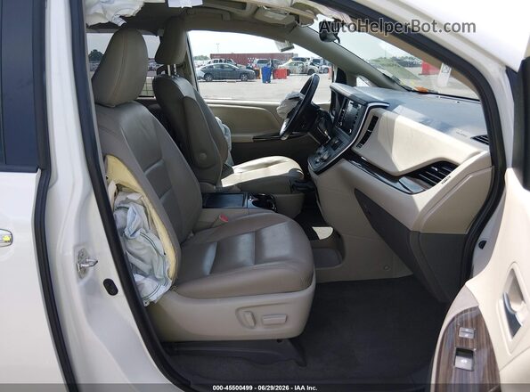 5TDYZ3DCXLS039470 2020 TOYOTA SIENNA Белый Вид салона спереди