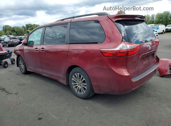 5TDYZ3DCXLS068077 2020 TOYOTA SIENNA Бордовый Задняя левая четверть