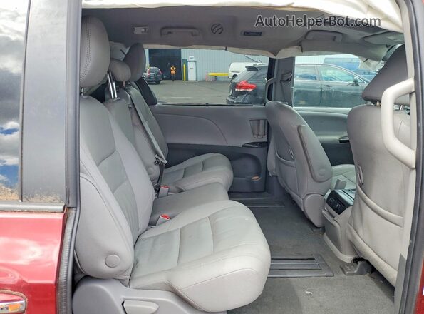 5TDYZ3DCXLS068077 2020 TOYOTA SIENNA Бордовый Вид задних сидений