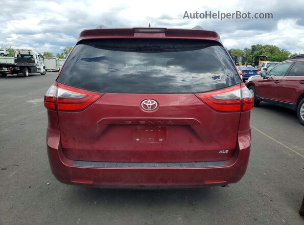 5TDYZ3DCXLS068077 2020 TOYOTA SIENNA Бордовый Вид сзади