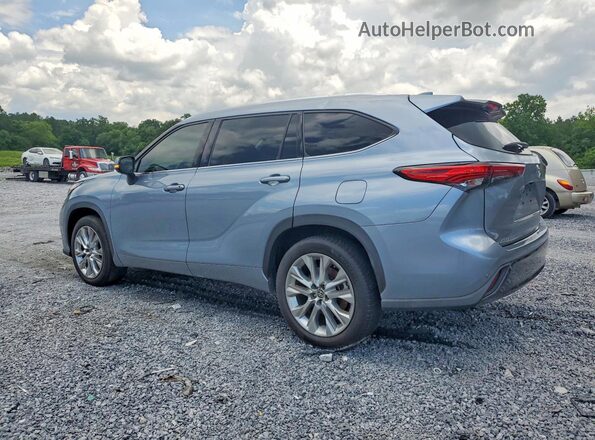 5TDYZRAH0LS010076 2020 TOYOTA HIGHLANDER Blue Задня ліва чверть