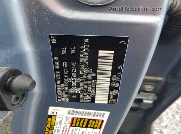 5TDYZRAH0LS010076 2020 TOYOTA HIGHLANDER Blue Вид підкапотного простору