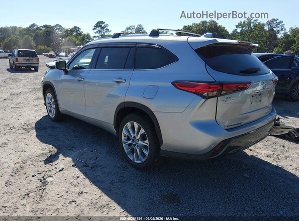 5TDYZRAH1MS084107 2021 TOYOTA HIGHLANDER Серебряный Задняя левая четверть