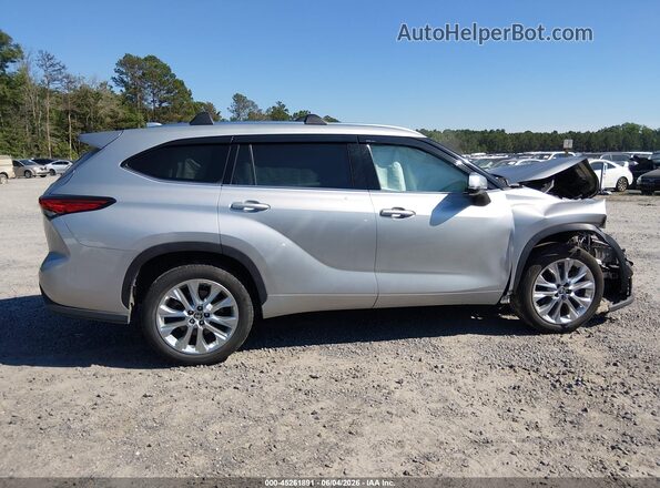 5TDYZRAH1MS084107 2021 TOYOTA HIGHLANDER Серебряный Панорамный вид салона 360°