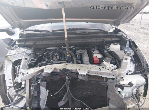 5TDYZRAH2LS010306 2020 TOYOTA HIGHLANDER Silver Вид ззаду