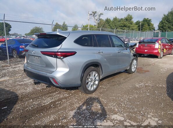 5TDYZRAH2LS010306 2020 TOYOTA HIGHLANDER Silver Задня права чверть