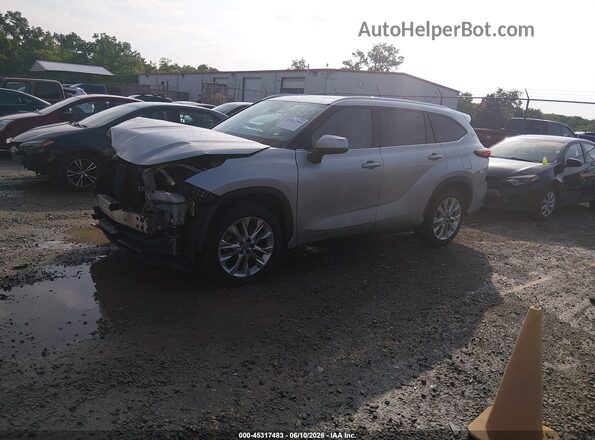5TDYZRAH2LS010306 2020 TOYOTA HIGHLANDER Silver Передня ліва чверть