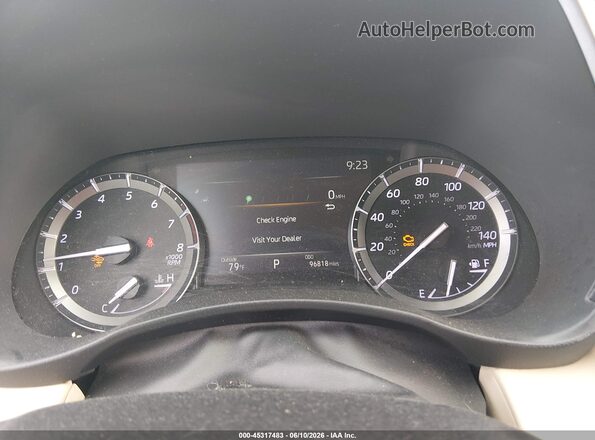 5TDYZRAH2LS010306 2020 TOYOTA HIGHLANDER Silver Вид задніх сидінь