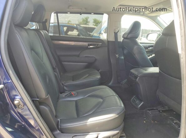 5TDYZRAH7MS527876 2021 TOYOTA HIGHLANDER Синий 