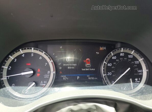 5TDYZRAH7MS527876 2021 TOYOTA HIGHLANDER Синий 