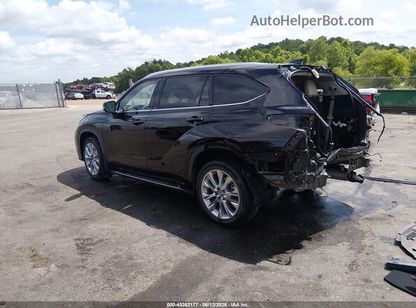 5TDYZRAH8LS020550 2020 TOYOTA HIGHLANDER Black Trasero izquierdo