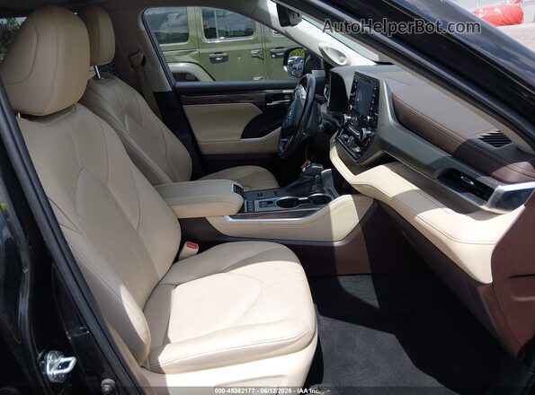5TDYZRAH8LS020550 2020 TOYOTA HIGHLANDER Black Vista interior delantera