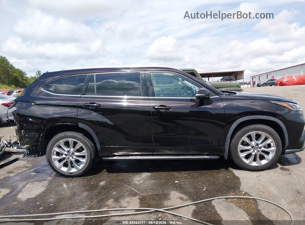 5TDYZRAH8LS020550 2020 TOYOTA HIGHLANDER Black Vista interior de 360 grados