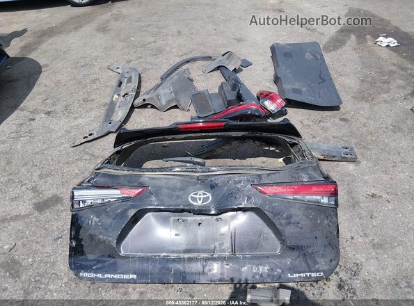 5TDYZRAH8LS020550 2020 TOYOTA HIGHLANDER Black Vista del cuadro de instrumentos