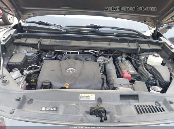 5TDYZRAH8LS024694 2020 TOYOTA HIGHLANDER Gray Հետևի տեսք