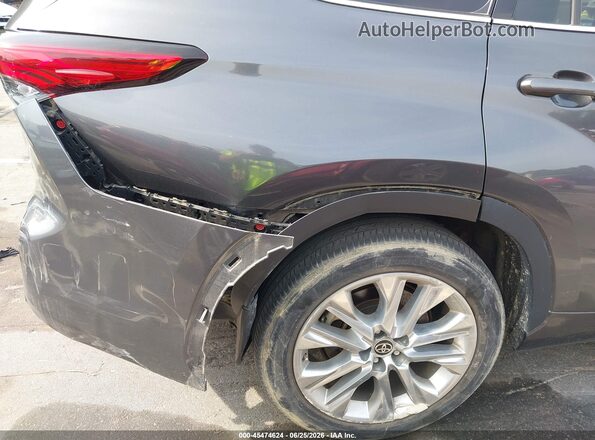 5TDYZRAH8LS024694 2020 TOYOTA HIGHLANDER Gray Դիմացի տեսք