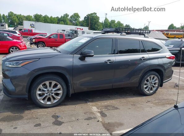 5TDYZRAH8LS024694 2020 TOYOTA HIGHLANDER Gray Սալոնի 360 աստիճան տեսք