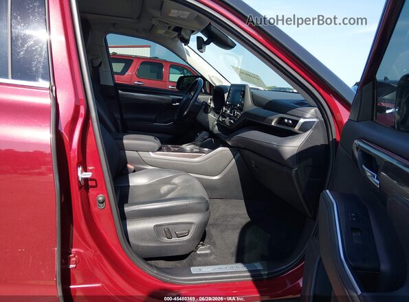 5TDYZRAHXLS028357 2020 TOYOTA HIGHLANDER Red Vista interior delantera