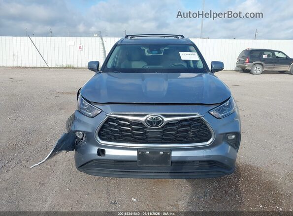 5TDYZRAHXMS083442 2021 TOYOTA HIGHLANDER Blue Սարքավորումների վահանակի տեսք