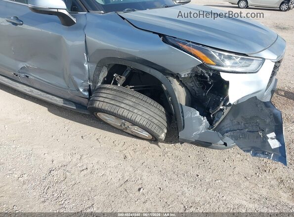 5TDYZRAHXMS083442 2021 TOYOTA HIGHLANDER Blue Դիմացի տեսք