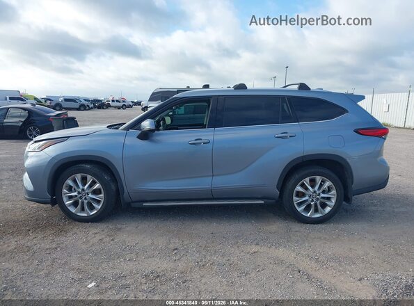 5TDYZRAHXMS083442 2021 TOYOTA HIGHLANDER Blue Սալոնի 360 աստիճան տեսք