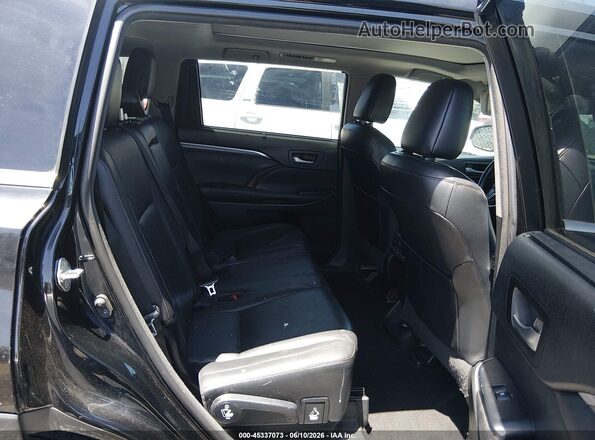 5TDYZRFH0HS229717 2017 TOYOTA HIGHLANDER Black VIN კოდის სტიკერის ხედი