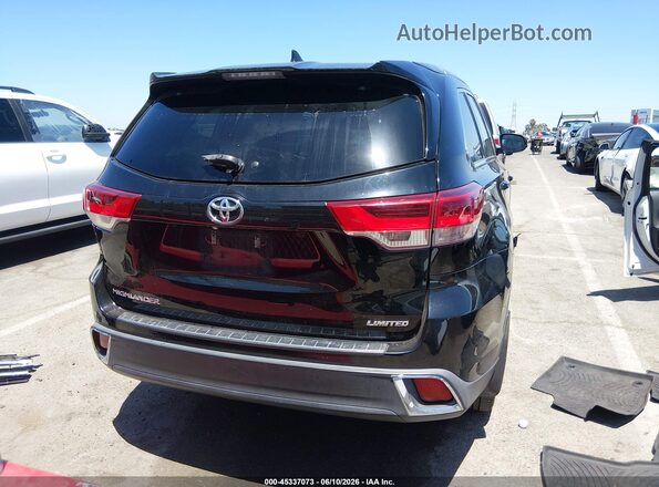 5TDYZRFH0HS229717 2017 TOYOTA HIGHLANDER Black 