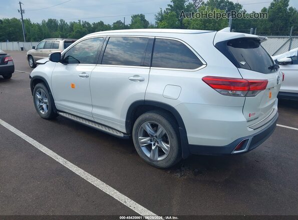 5TDYZRFH0JS268622 2018 TOYOTA HIGHLANDER White Задня ліва чверть
