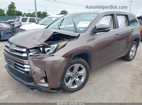 5TDYZRFH0JS275232 2018 TOYOTA HIGHLANDER Pewter Front left