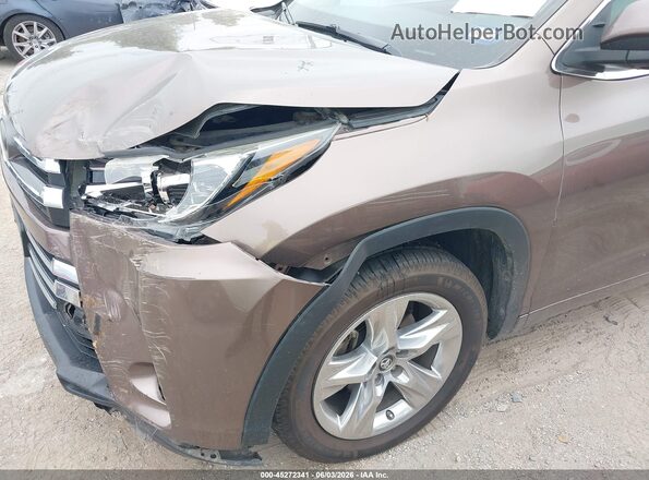 5TDYZRFH0JS275232 2018 TOYOTA HIGHLANDER Pewter Front view