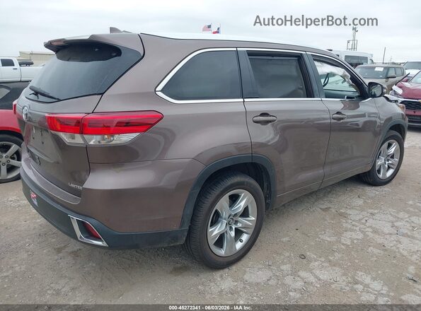 5TDYZRFH0JS275232 2018 TOYOTA HIGHLANDER Pewter Rear right