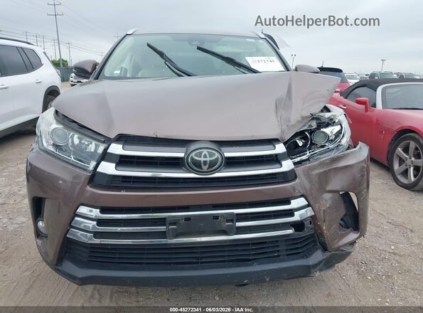 5TDYZRFH0JS275232 2018 TOYOTA HIGHLANDER Pewter Instrument cluster view