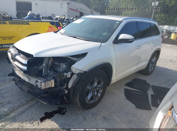 5TDYZRFH1HS219021 2017 TOYOTA HIGHLANDER Белый Передняя левая четверть