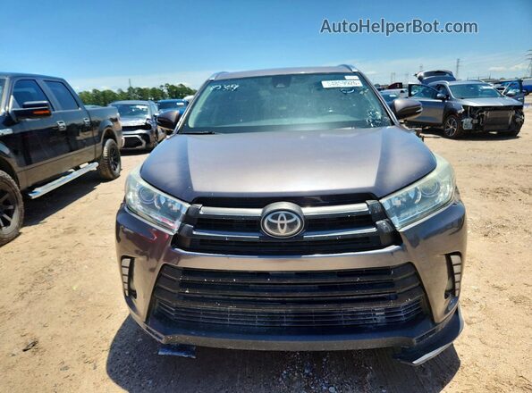 5TDYZRFH3HS203225 2017 TOYOTA HIGHLANDER Серый Вид спереди