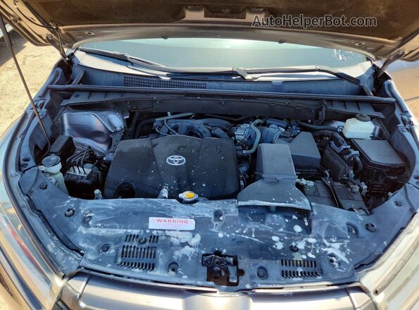 5TDYZRFH3HS203225 2017 TOYOTA HIGHLANDER Серый Вид подкапотного пространства