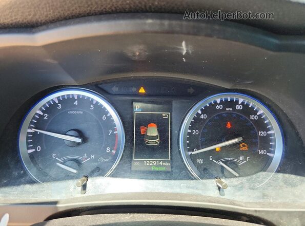 5TDYZRFH3HS203225 2017 TOYOTA HIGHLANDER Серый Вид щитка приборов