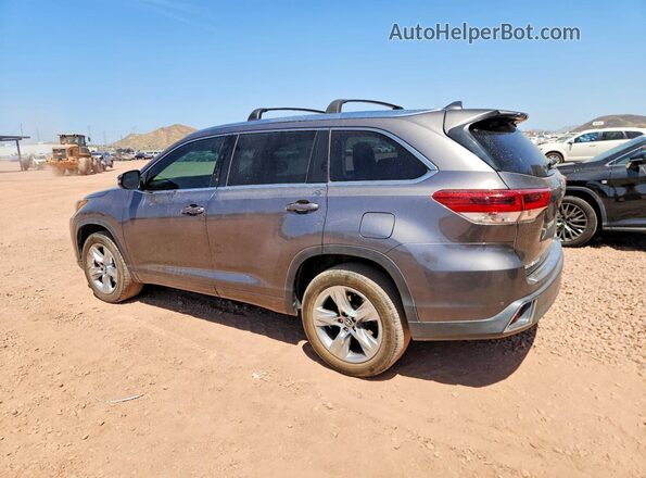 5TDYZRFH3HS211292 2017 TOYOTA HIGHLANDER Gray Հետևի ձախ