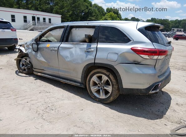 5TDYZRFH3HS220977 2017 TOYOTA HIGHLANDER Silver Հետևի ձախ