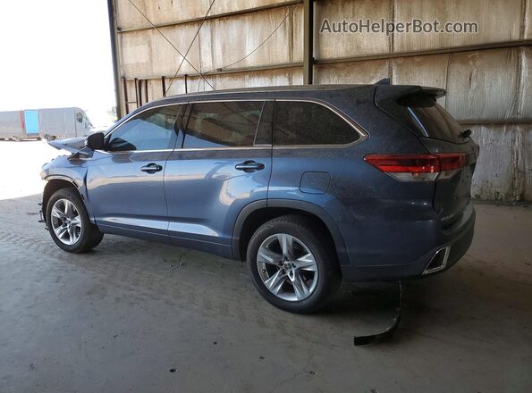 5TDYZRFH3JS245089 2018 TOYOTA HIGHLANDER Gray Задня ліва чверть